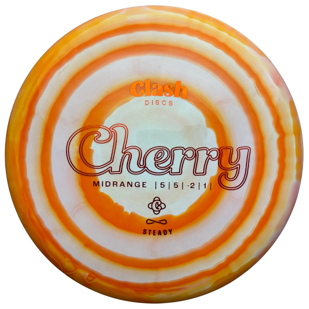 Cherry Steady Ring Orange disc golf disc